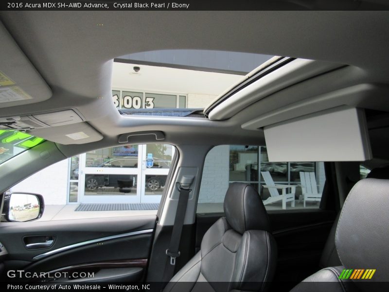 Crystal Black Pearl / Ebony 2016 Acura MDX SH-AWD Advance
