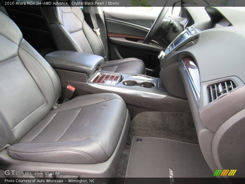 Crystal Black Pearl / Ebony 2016 Acura MDX SH-AWD Advance