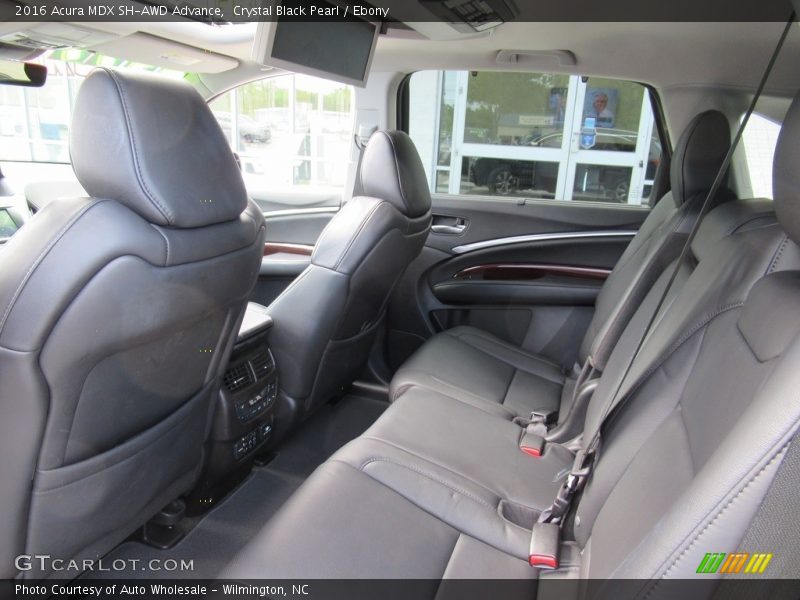Crystal Black Pearl / Ebony 2016 Acura MDX SH-AWD Advance