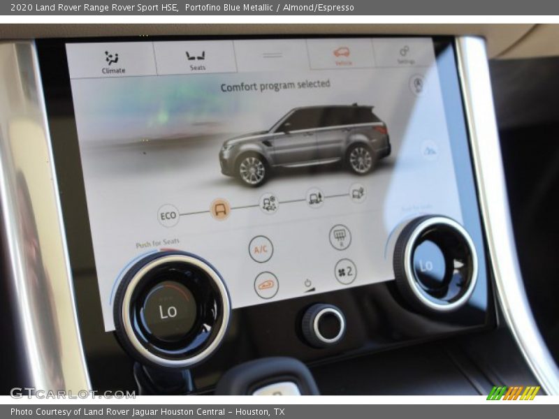 Portofino Blue Metallic / Almond/Espresso 2020 Land Rover Range Rover Sport HSE