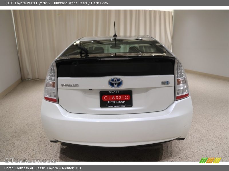 Blizzard White Pearl / Dark Gray 2010 Toyota Prius Hybrid V