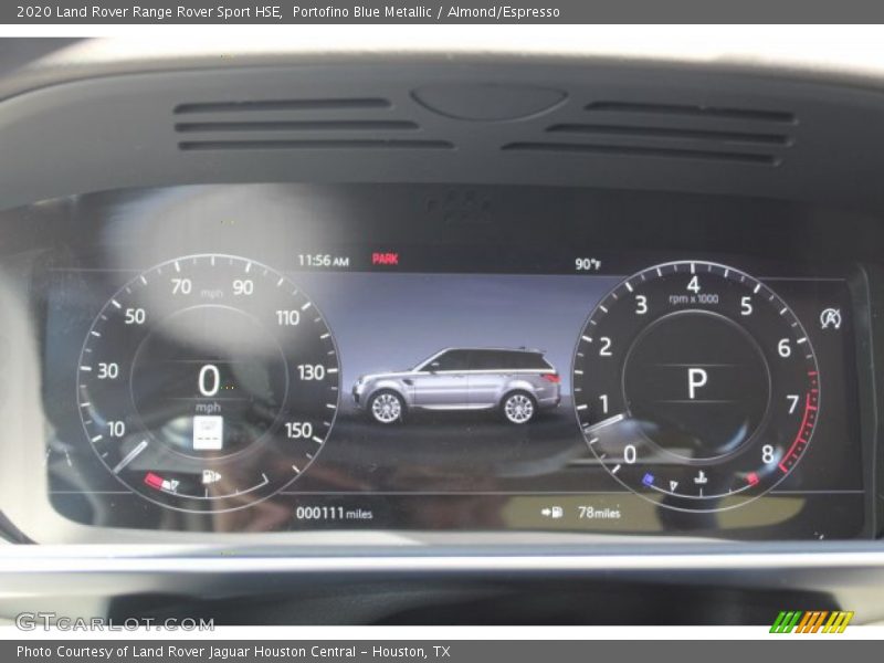 Portofino Blue Metallic / Almond/Espresso 2020 Land Rover Range Rover Sport HSE