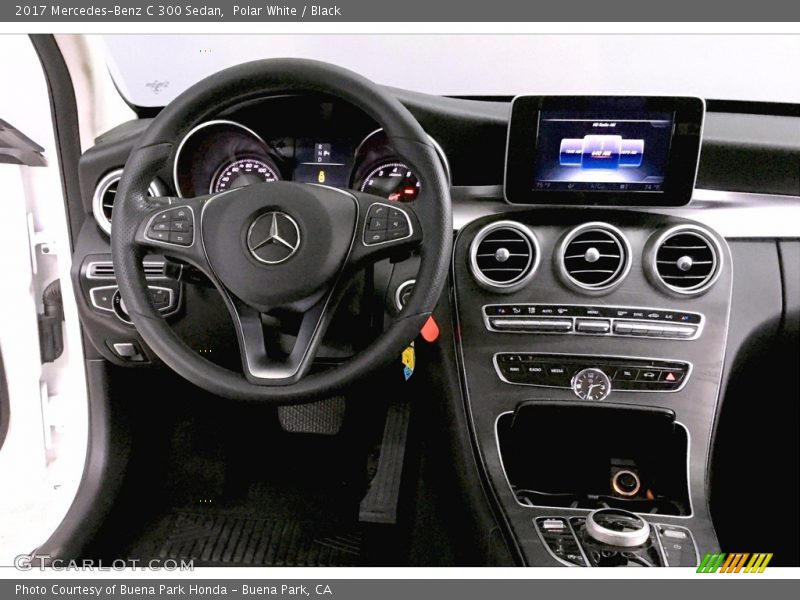 Polar White / Black 2017 Mercedes-Benz C 300 Sedan