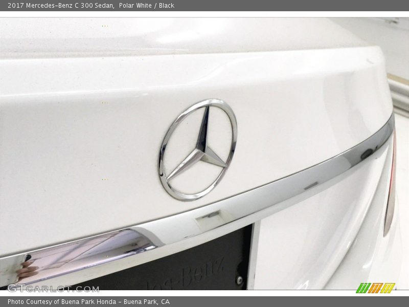 Polar White / Black 2017 Mercedes-Benz C 300 Sedan