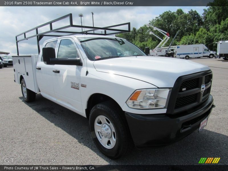 Bright White / Black/Diesel Gray 2016 Ram 2500 Tradesman Crew Cab 4x4