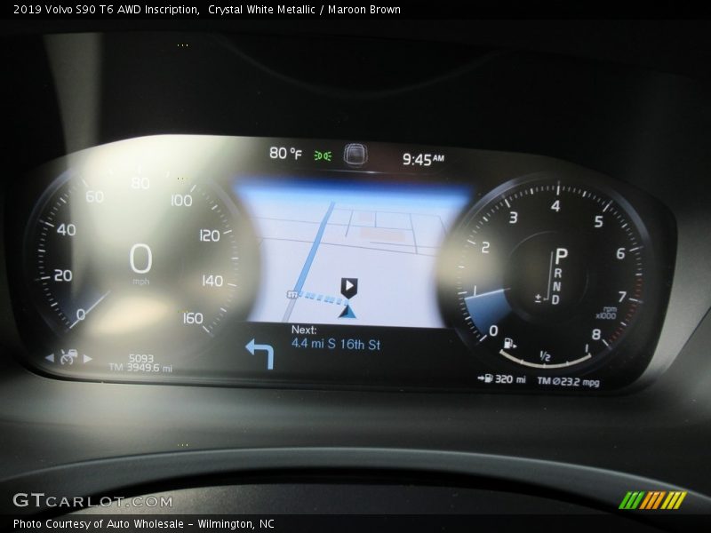 Crystal White Metallic / Maroon Brown 2019 Volvo S90 T6 AWD Inscription