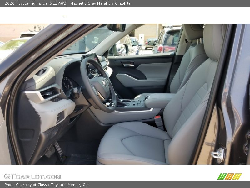 Magnetic Gray Metallic / Graphite 2020 Toyota Highlander XLE AWD
