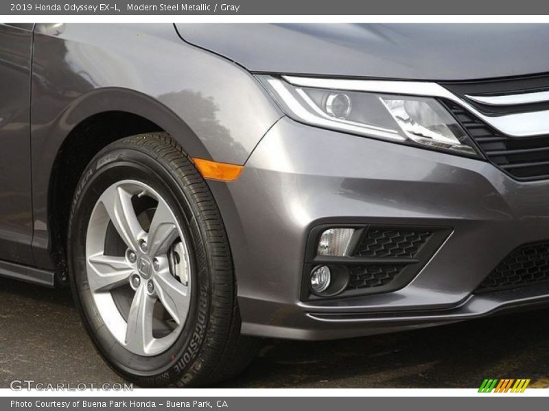 Modern Steel Metallic / Gray 2019 Honda Odyssey EX-L