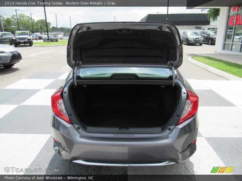 Modern Steel Metallic / Gray 2019 Honda Civic Touring Sedan