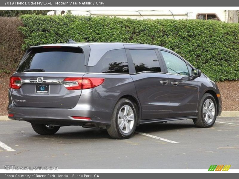 Modern Steel Metallic / Gray 2019 Honda Odyssey EX-L