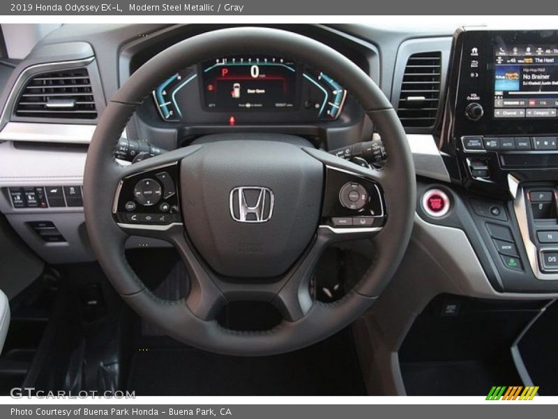 Modern Steel Metallic / Gray 2019 Honda Odyssey EX-L