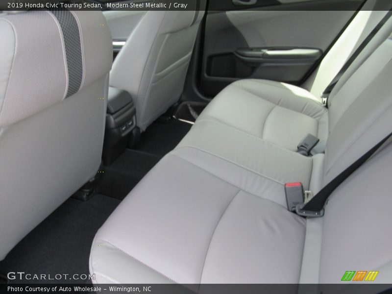 Modern Steel Metallic / Gray 2019 Honda Civic Touring Sedan