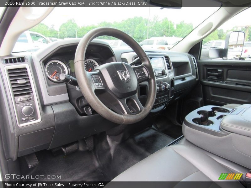 Bright White / Black/Diesel Gray 2016 Ram 2500 Tradesman Crew Cab 4x4