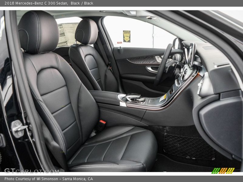 Black / Black 2018 Mercedes-Benz C 300 Sedan