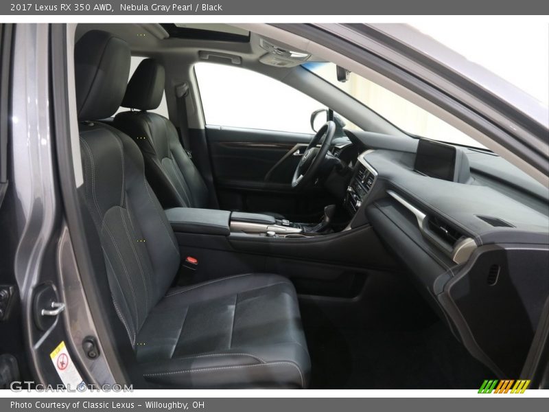 Nebula Gray Pearl / Black 2017 Lexus RX 350 AWD