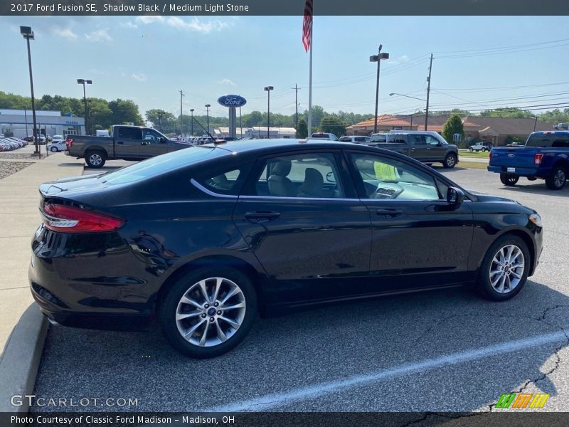 Shadow Black / Medium Light Stone 2017 Ford Fusion SE