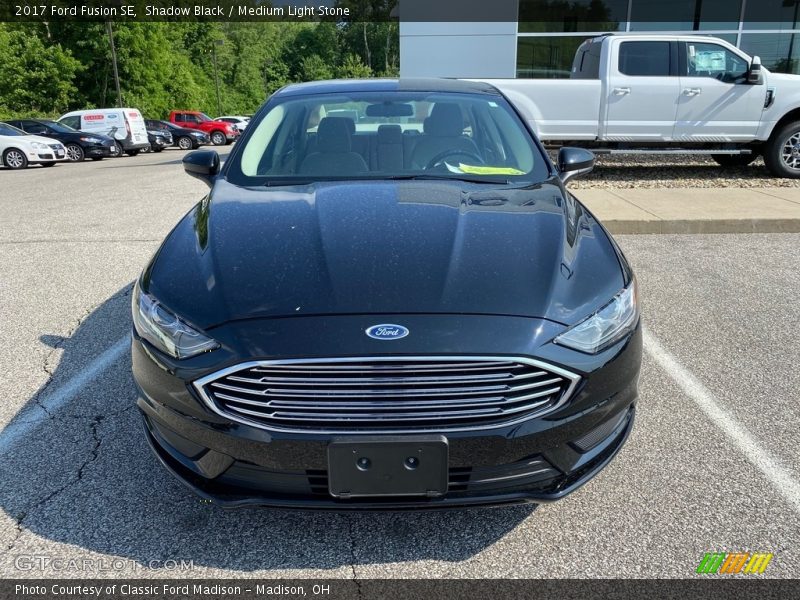 Shadow Black / Medium Light Stone 2017 Ford Fusion SE
