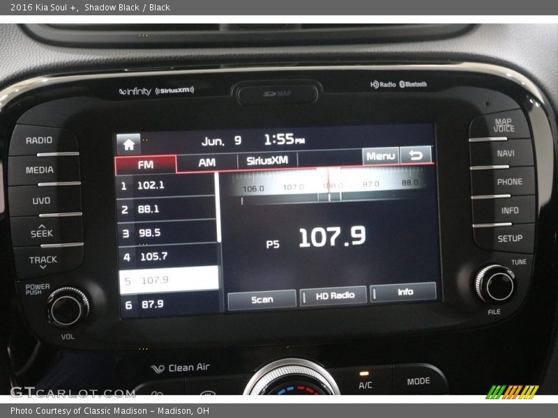 Shadow Black / Black 2016 Kia Soul +