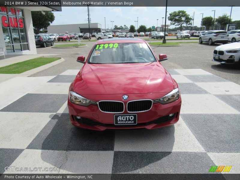 Melbourne Red Metallic / Venetian Beige 2014 BMW 3 Series 320i Sedan