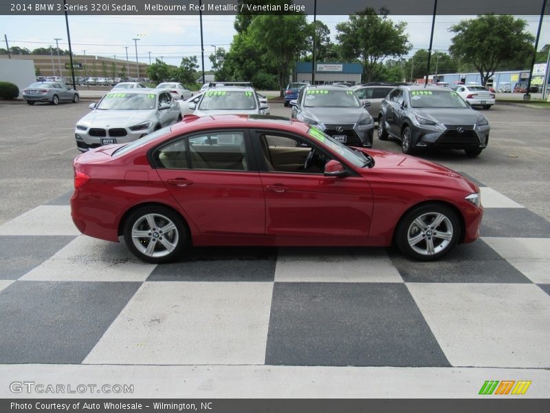 Melbourne Red Metallic / Venetian Beige 2014 BMW 3 Series 320i Sedan