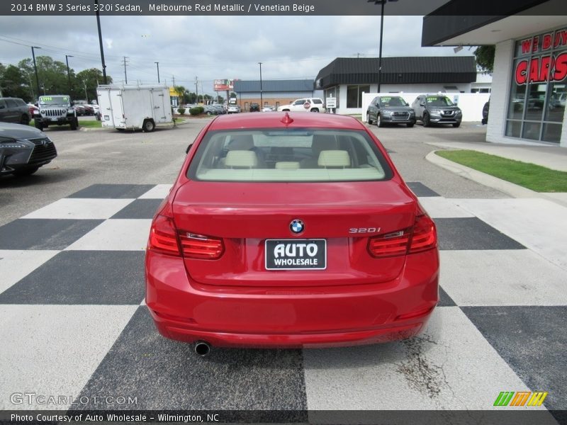 Melbourne Red Metallic / Venetian Beige 2014 BMW 3 Series 320i Sedan