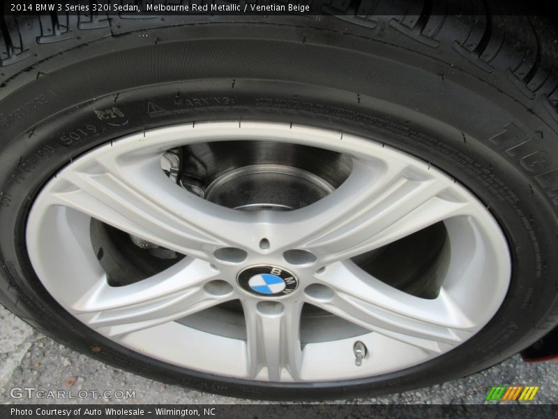Melbourne Red Metallic / Venetian Beige 2014 BMW 3 Series 320i Sedan