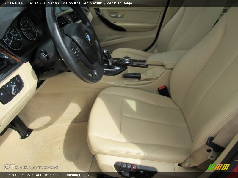 Melbourne Red Metallic / Venetian Beige 2014 BMW 3 Series 320i Sedan