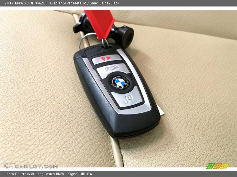 Glacier Silver Metallic / Sand Beige/Black 2017 BMW X3 sDrive28i