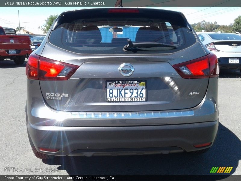 Gun Metallic / Charcoal 2019 Nissan Rogue Sport S AWD