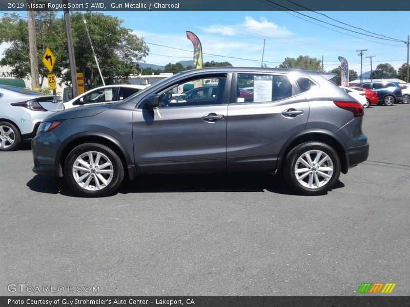 Gun Metallic / Charcoal 2019 Nissan Rogue Sport S AWD