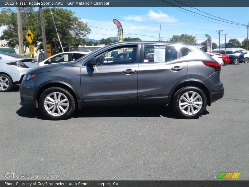 Gun Metallic / Charcoal 2019 Nissan Rogue Sport S AWD