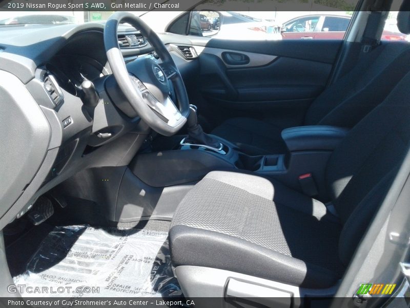 Gun Metallic / Charcoal 2019 Nissan Rogue Sport S AWD