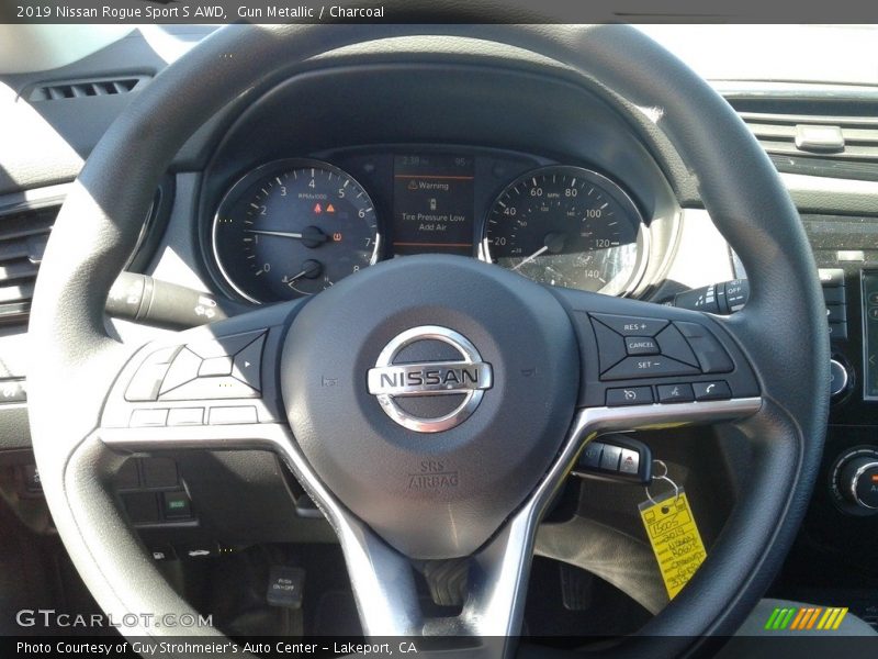 Gun Metallic / Charcoal 2019 Nissan Rogue Sport S AWD