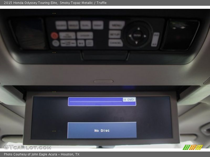 Smoky Topaz Metallic / Truffle 2015 Honda Odyssey Touring Elite