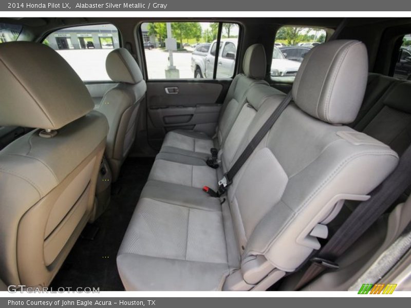 Alabaster Silver Metallic / Gray 2014 Honda Pilot LX