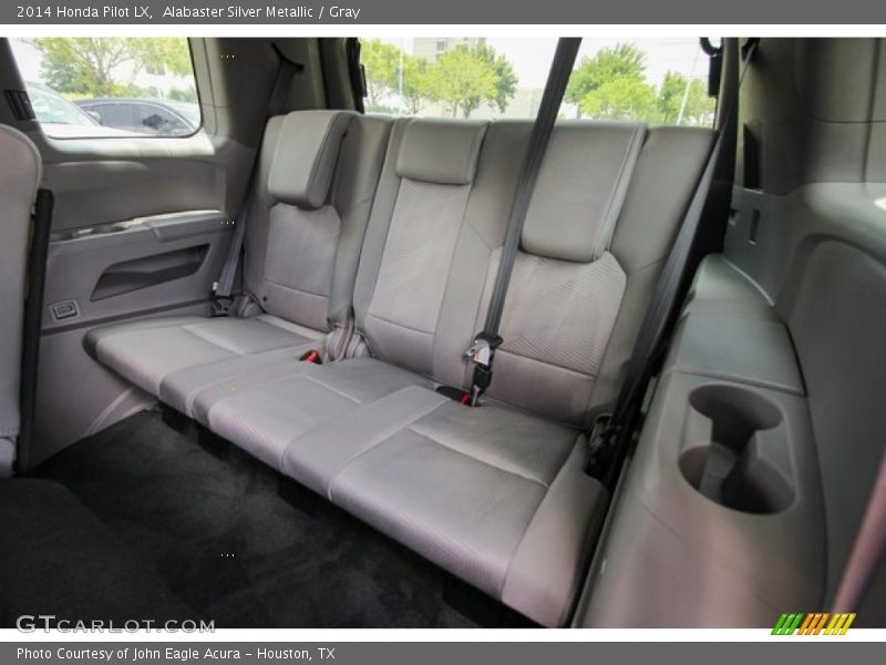 Alabaster Silver Metallic / Gray 2014 Honda Pilot LX