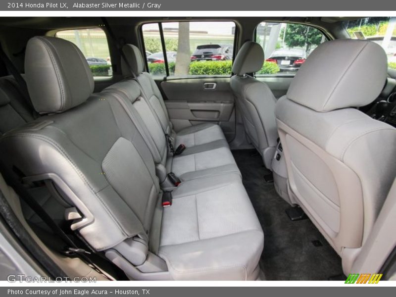 Alabaster Silver Metallic / Gray 2014 Honda Pilot LX