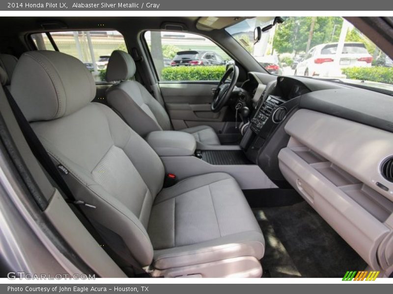 Alabaster Silver Metallic / Gray 2014 Honda Pilot LX