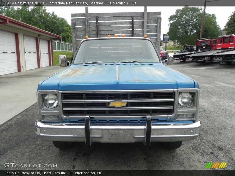 Mariner Blue Metallic / Blue 1979 Chevrolet C/K C30 Scottsdale Regular Cab