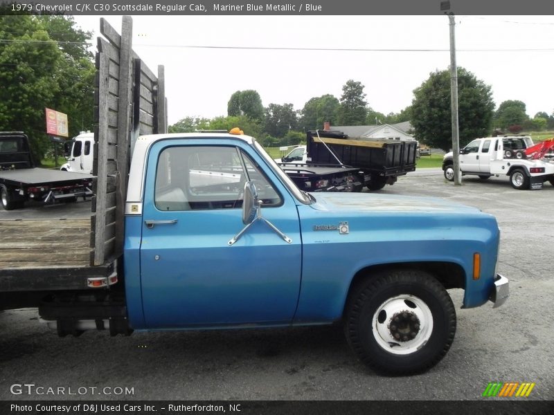 Mariner Blue Metallic / Blue 1979 Chevrolet C/K C30 Scottsdale Regular Cab