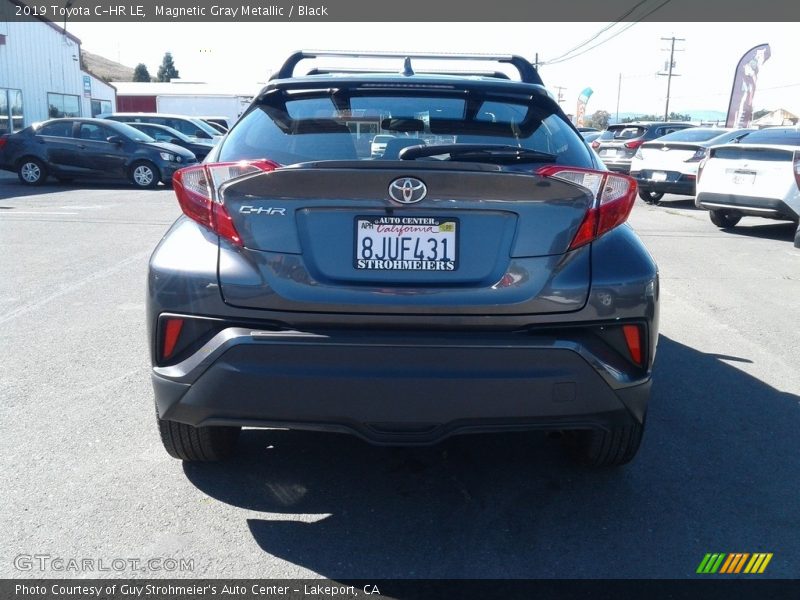 Magnetic Gray Metallic / Black 2019 Toyota C-HR LE