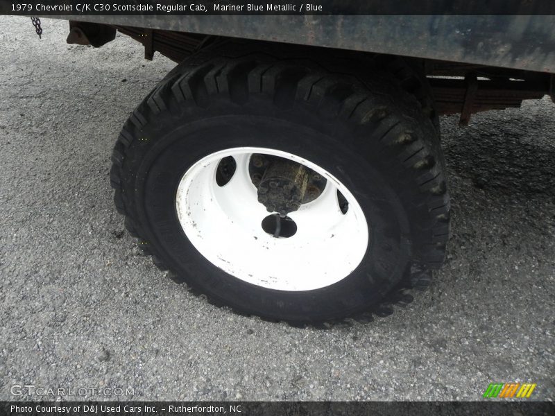 Mariner Blue Metallic / Blue 1979 Chevrolet C/K C30 Scottsdale Regular Cab