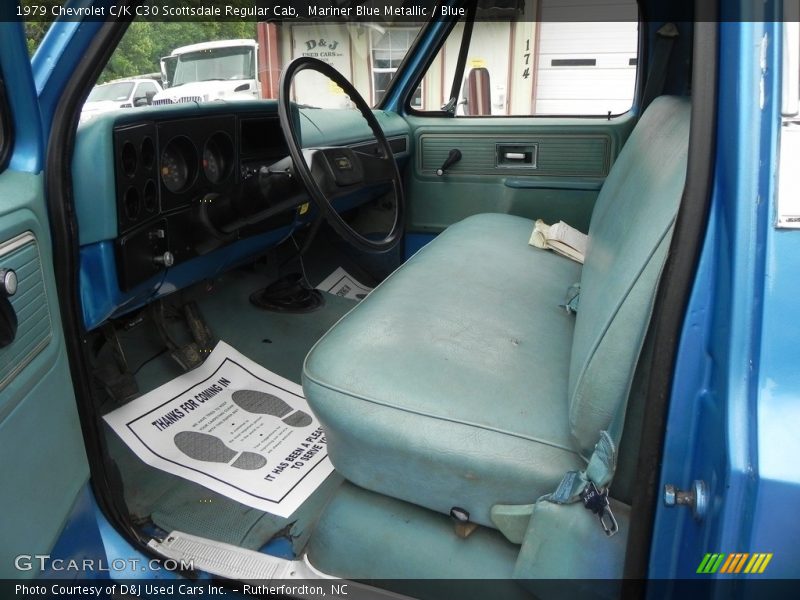  1979 C/K C30 Scottsdale Regular Cab Blue Interior