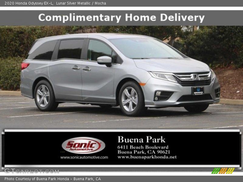 Lunar Silver Metallic / Mocha 2020 Honda Odyssey EX-L