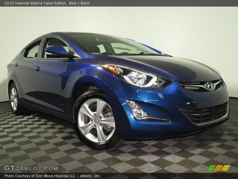 Blue / Black 2016 Hyundai Elantra Value Edition