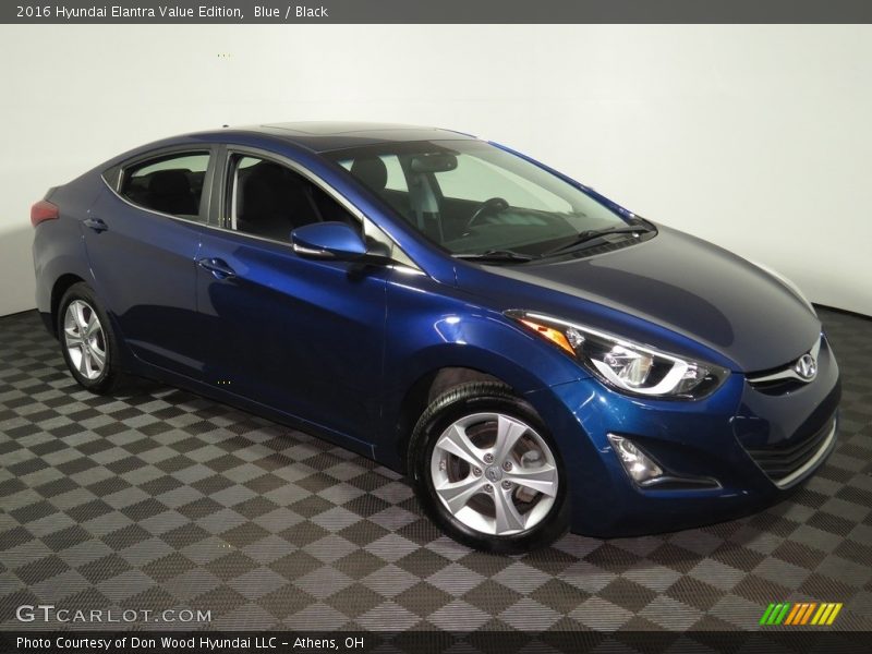 Blue / Black 2016 Hyundai Elantra Value Edition