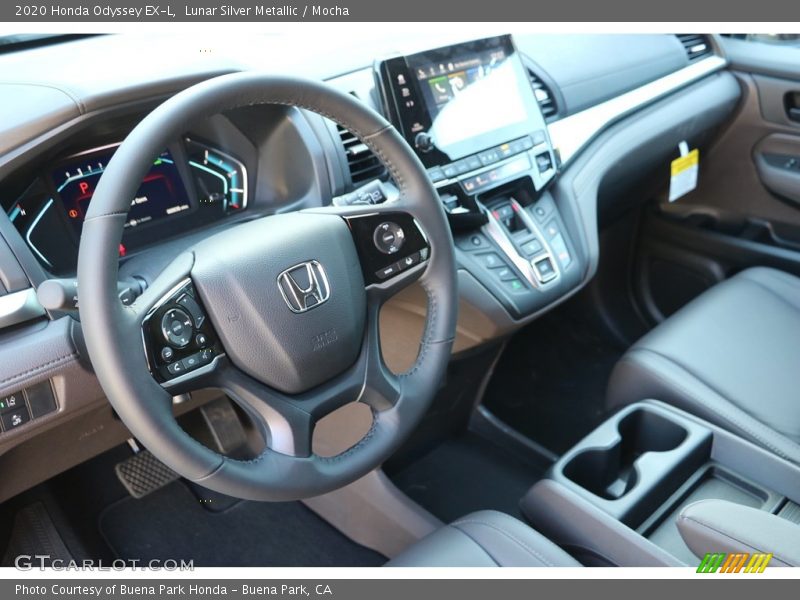 Lunar Silver Metallic / Mocha 2020 Honda Odyssey EX-L