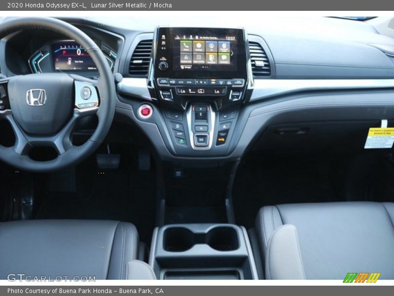 Lunar Silver Metallic / Mocha 2020 Honda Odyssey EX-L