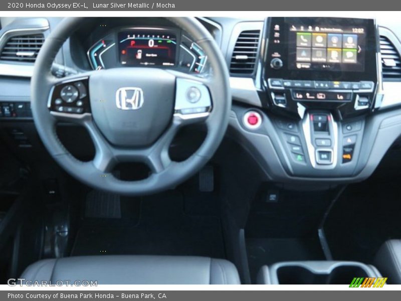 Lunar Silver Metallic / Mocha 2020 Honda Odyssey EX-L