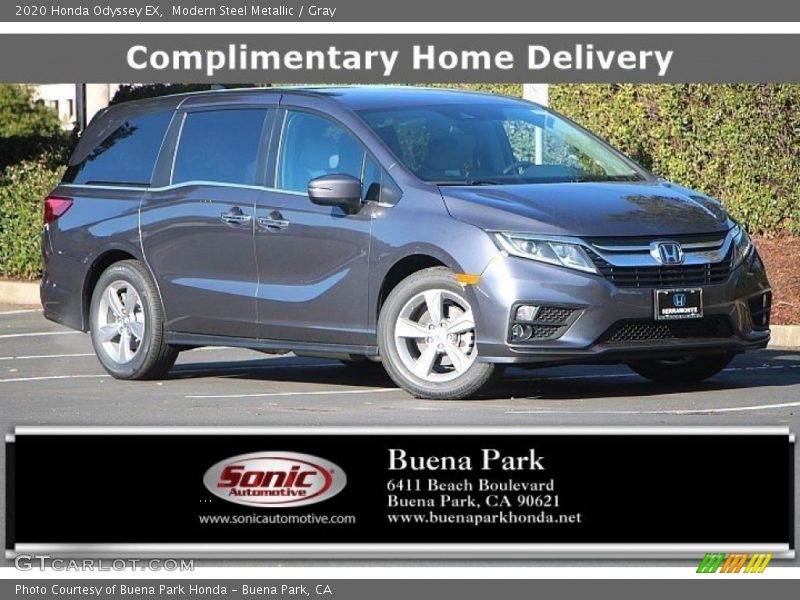 Modern Steel Metallic / Gray 2020 Honda Odyssey EX